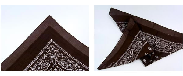 バンダナのサイズ調整