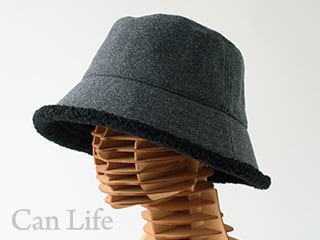 脱毛ケア帽子／秋冬帽子／フリンジボアハットゆったりめ（男女兼用）