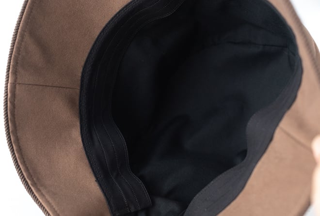 冬用脱毛ケア帽子／楽々うしろゴム・クロッシェ帽子