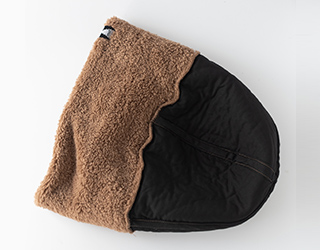 医療用帽子・抗がん剤帽子、冬用もふもふワッチ帽子（裏地付き）裏地の様子