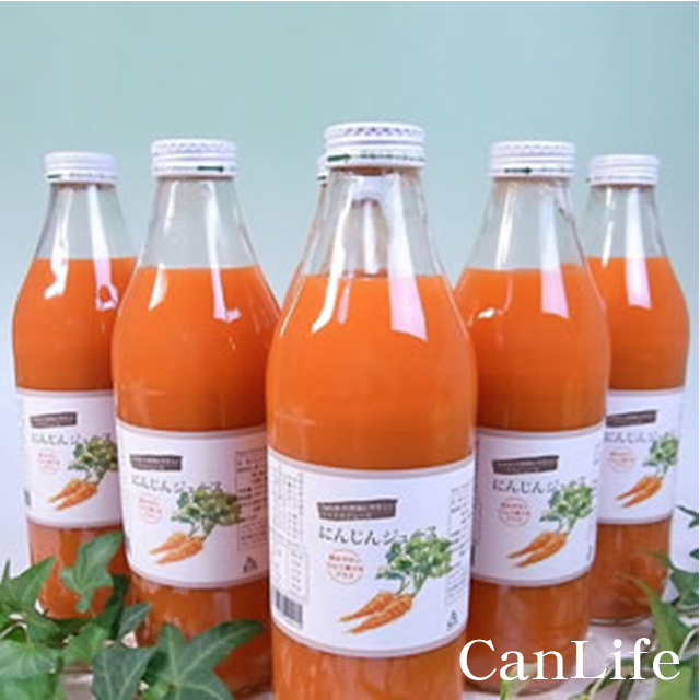 にんじんジュース定期便1000ml瓶