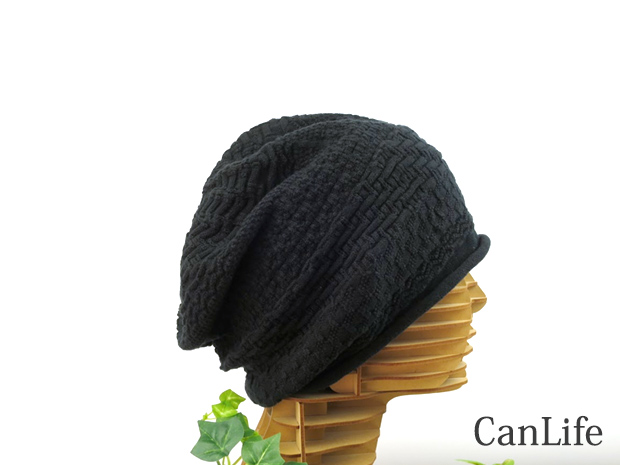 ロールワッチゆるり帽子（ブラック）