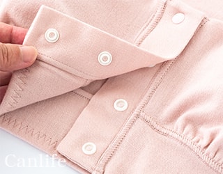 医療用ソフトブラジャーのボタン