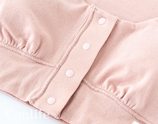 医療用ソフトブラジャーのボタン