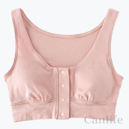 フロントホック前開きソフトブラジャー（ソフトピンク）