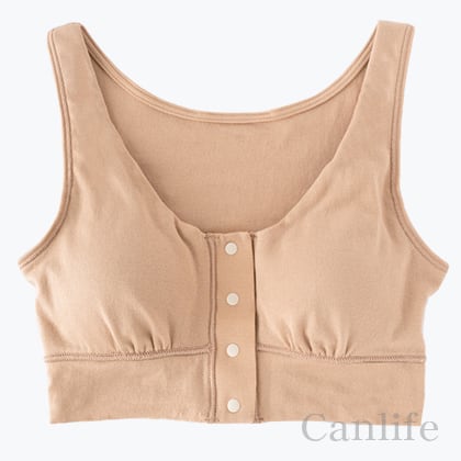 フロントホック前開きソフトブラジャー（モカベージュ）