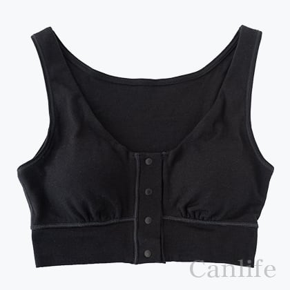 フロントホック前開きソフトブラジャー（インディゴブラック）