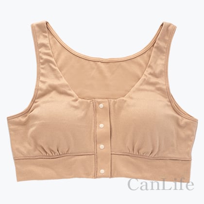 フロントホック前開きソフトブラジャー（モカベージュ）