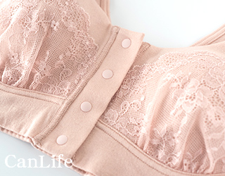 医療用ソフトブラジャーのボタン