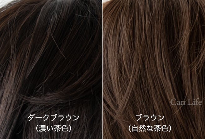 ダークブラウンとブラウン